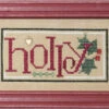 Christmas Spirit Double Flip - Holly/Stocking - Cross Stitch