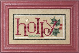 Christmas Spirit Double Flip - Holly/Stocking - Cross Stitch 1 Christmas Spirit Double Flip - Holly/Stocking - Cross Stitch