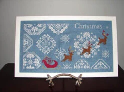 Snowy Christmas Quaker Style - Cross Stitch Pattern
