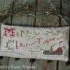 Merry Christmas Hanging Sampler - Cross Stitch Pattern