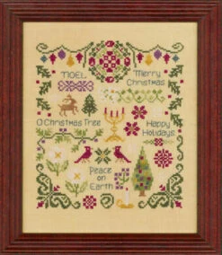 Antique Christmas Sampler - Cross Stitch Pattern