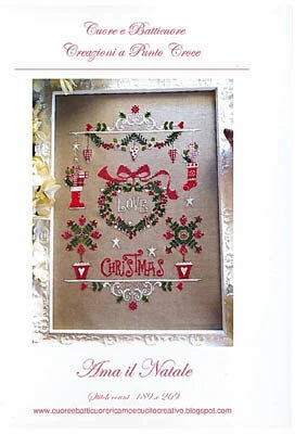Ama Il Natale (Love Christmas) - Cross Stitch Pattern 1 Ama Il Natale (Love Christmas) - Cross Stitch Pattern