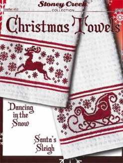 Christmas Towels (#453) - Cross Stitch Pattern