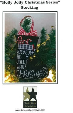 Stocking - Holly Jolly Christmas Series - Cross Stitch