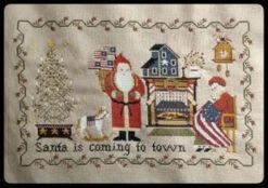 Patriotic Christmas Eve - Cross Stitch Pattern