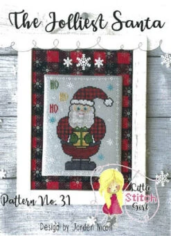 Jolliest Santa - Christmas Cross Stitch Pattern