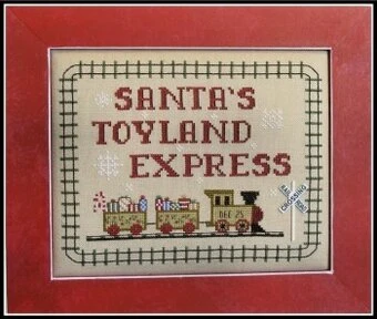 Santa's Toyland Express - Christmas Cross Stitch Pattern 1 Santa's Toyland Express - Christmas Cross Stitch Pattern