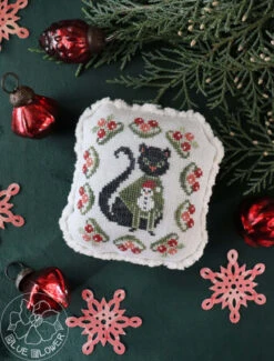 Cozy Christmas Cat - Cross Stitch Pattern
