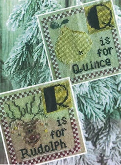 Christmas Alphabet - Q/R - Cross Stitch Pattern
