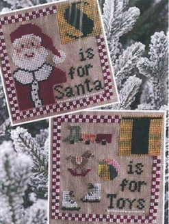 Christmas Alphabet - S/T - Cross Stitch Pattern