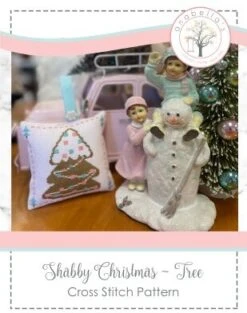 Shabby Christmas - Tree - Cross Stitch Pattern