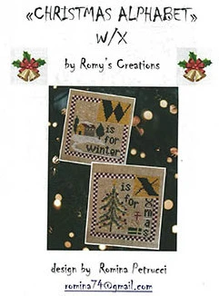 Christmas Alphabet - W/X - Cross Stitch Pattern