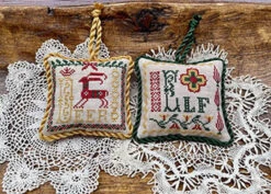 Vintage Christmas Alphabet 2 - Cross Stitch Pattern
