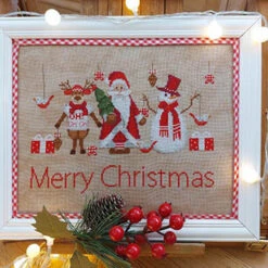 Foto Di Gruppo Merry Christmas - Cross Stitch Pattern