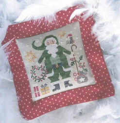 Pere Noel Vert - Christmas Cross Stitch Pattern