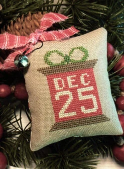 Christmas Day Spool - Christmas Cross Stitch Pattern