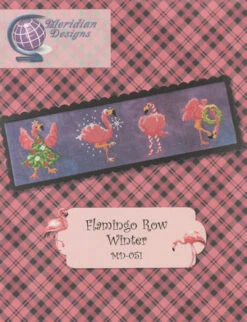 Flamingo Row - Winter - Christmas Cross Stitch Pattern