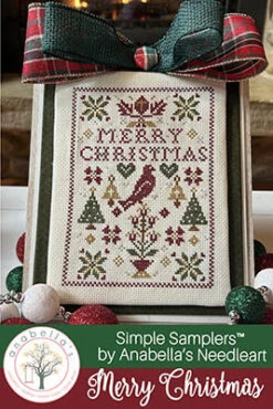 Simple Samplers Merry Christmas - Cross Stitch Pattern
