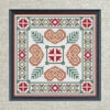 Folkart Christmas Tile - Cross Stitch Pattern