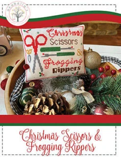 Christmas Scissors & Frogging Rippers - Cross Stitch Pattern
