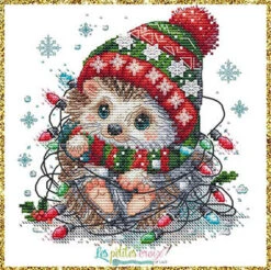 Hedgehog Christmas - Cross Stitch Pattern