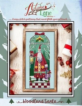 Woodland Santa - Christmas Cross Stitch Pattern 1 Woodland Santa - Christmas Cross Stitch Pattern