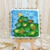 Starry Night Christmas Ornament - Cross Stitch Pattern