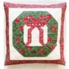 Holiday Wreath Pillow - Christmas Sewing Pattern