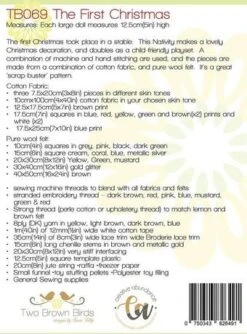 Cross Stitch Sales -Cross Stitch Sales CA TB069 1