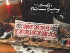 Amelia's Christmas Greeting - Cross Stitch Pattern
