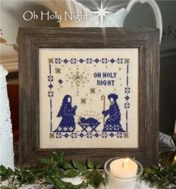 Oh Holy Night - Christmas Cross Stitch Pattern