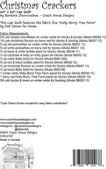 Christmas Crackers - Quilt Pattern 2 Christmas Crackers - Quilt Pattern - Image 2