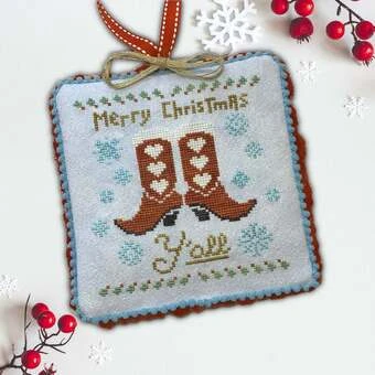 Merry Christmas Y'all - Cross Stitch Pattern 1 Merry Christmas Y'all - Cross Stitch Pattern