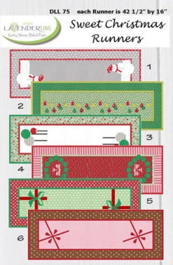 Cross Stitch Sales 22 Sweet Christmas Runners - Quilt Pattern