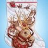 Reindeer Ride - Christmas Stocking - Cross Stitch Kit