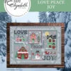 Love Peace Joy - Christmas Cross Stitch Pattern
