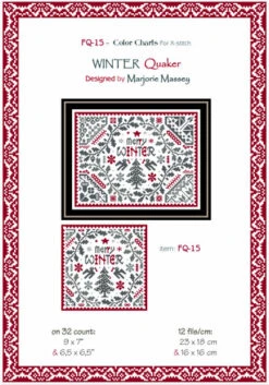 Winter Quaker - Christmas Cross Stitch Pattern