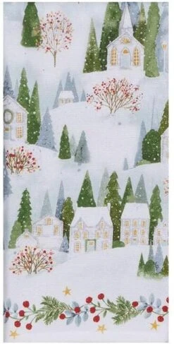Christmas Terry Towel Village