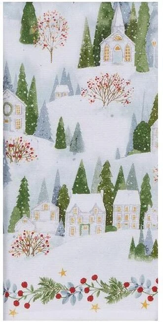 Christmas Terry Towel Village 1 Christmas Terry Towel Village
