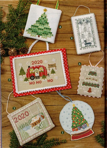 Just Cross Stitch 2020 Christmas Ornaments Magazine 6 Just Cross Stitch 2020 Christmas Ornaments Magazine - Image 6