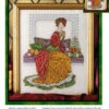 Victorian Christmas Lady - Cross Stitch Pattern