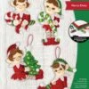 Merry Elves - Christmas Ornaments - Felt Applique Kit