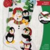 Snowy Snuggles - Christmas Stocking - Felt Applique Kit