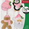 Santa Sweets - Christmas Ornament - Felt Applique Kit