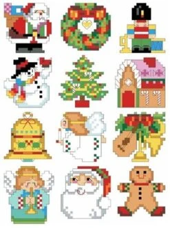 Christmas Charmers Ornaments - Cross Stitch Pattern