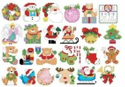 Tiny Christmas Ornaments - Cross Stitch Pattern