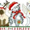 Meowy Christmas - Christmas Cross Stitch Pattern