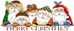 Favorite Santas - Christmas Cross Stitch Pattern