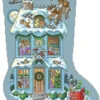 Twas The Night Before Christmas Stocking - Cross Stitch