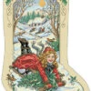 Bygone Days Christmas Stocking - Cross Stitch Pattern